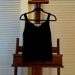 Studio M Crochet black tank Small